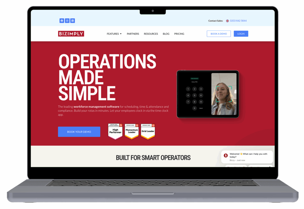 Bizimply Website